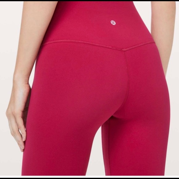 Lululemon Align Pants pink w/bag - Picture 2 of 8